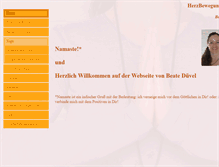 Tablet Screenshot of beateduevel.de